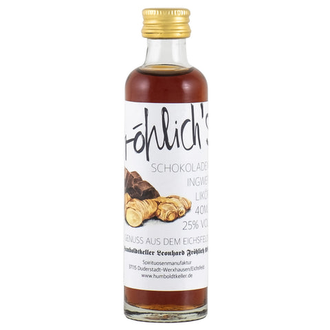 Fröhlich's Schokoladen Ingwer Likör