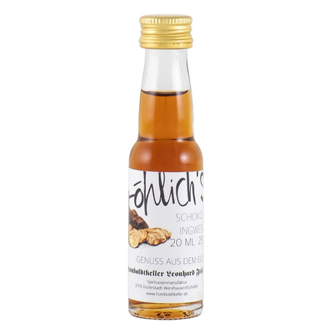 Fröhlich's Schokoladen Ingwer Likör